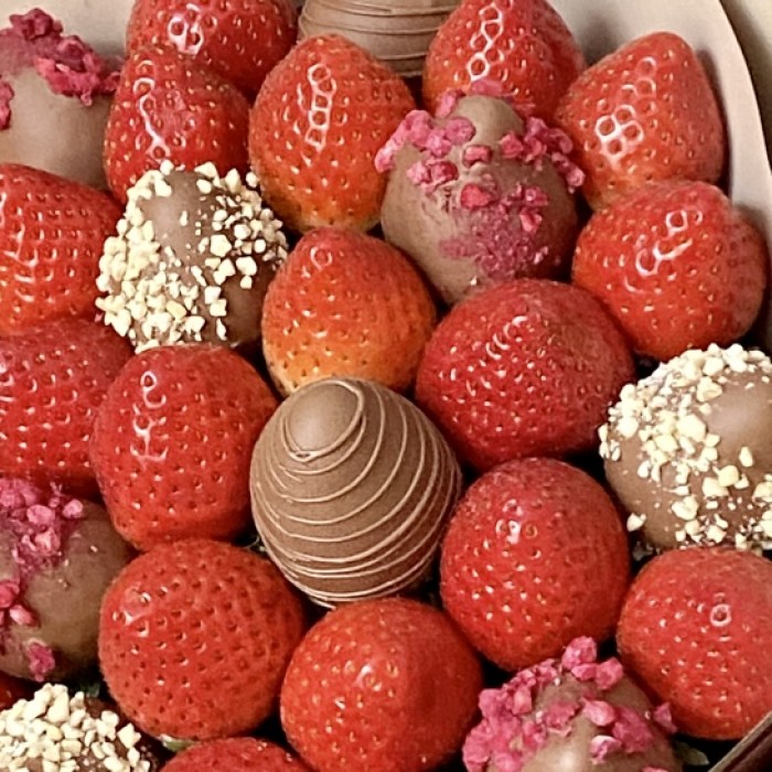 Букет из клубники классика